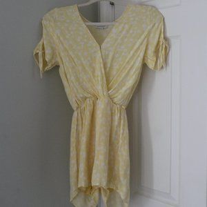 Crescent yellow romper